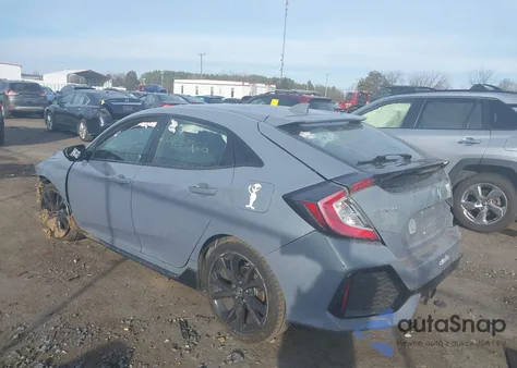 2018 Honda Civic Sport из США, поврежденный, VIN SHHFK7H47JU421333